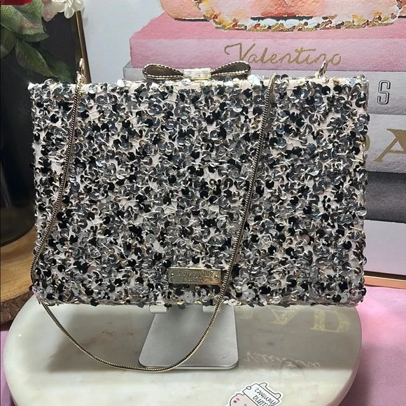 KATE SPADE New York NWOT 'All that Glitters' Sequin Emanuelle shoulder bag - Picture 3 of 17